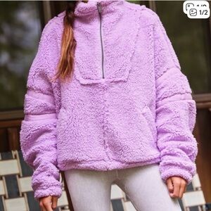 🌻 Free People Nantucket Half Zip Sweatshirt